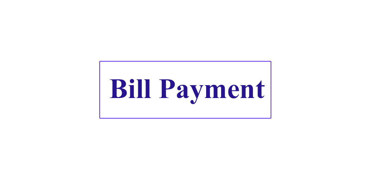 bill payment promo code